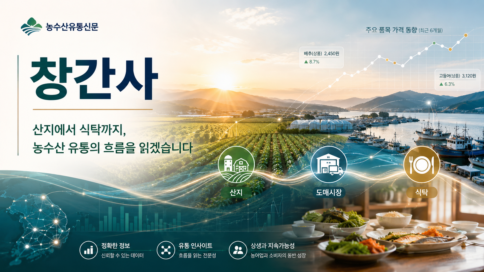 농수산유통신문 창간사 썸네일